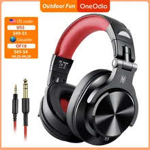 Oneodio A71 Wired Over Ear Headphone With Mic Studio DJ Headphones Professional Monitor Recording & Mixing Headset For Gaming