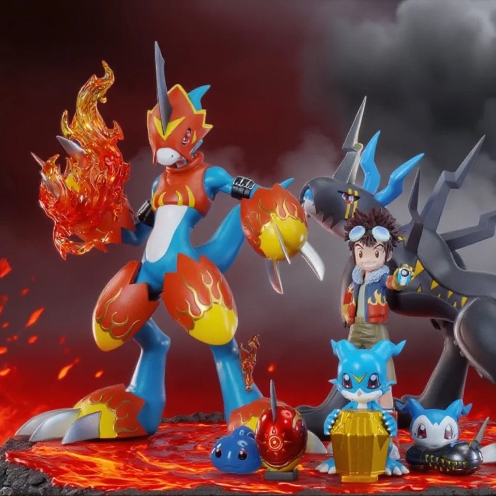 Фото 18 см аниме Digimon Adventure Фигурка Федрамон Фигурка Статуя из ПВХ Коллекция Модель игрушки Подарки №1