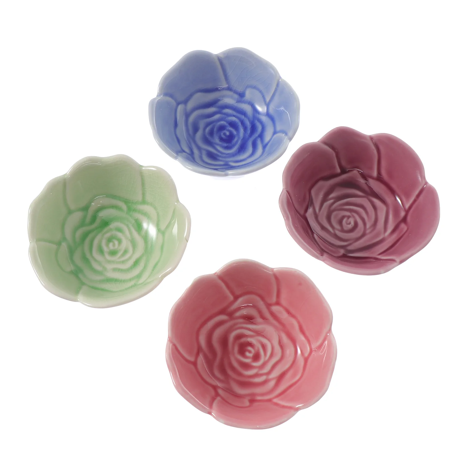 

4Pcs Creative Practical Delicate Convenient Sauce Seasoning Dishes for Home