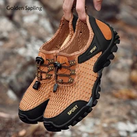golden sapling summer outdoor shoes men breathable mountain footwear classic mens casual shoe comfortable leisure trekking flat