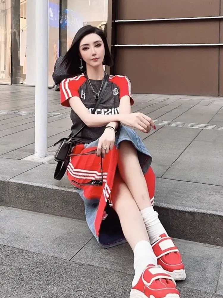 

Temperament Fashion Knitting Set Women's 2023 Autumn New Thin Zipper Coat Sports Two Piece Set