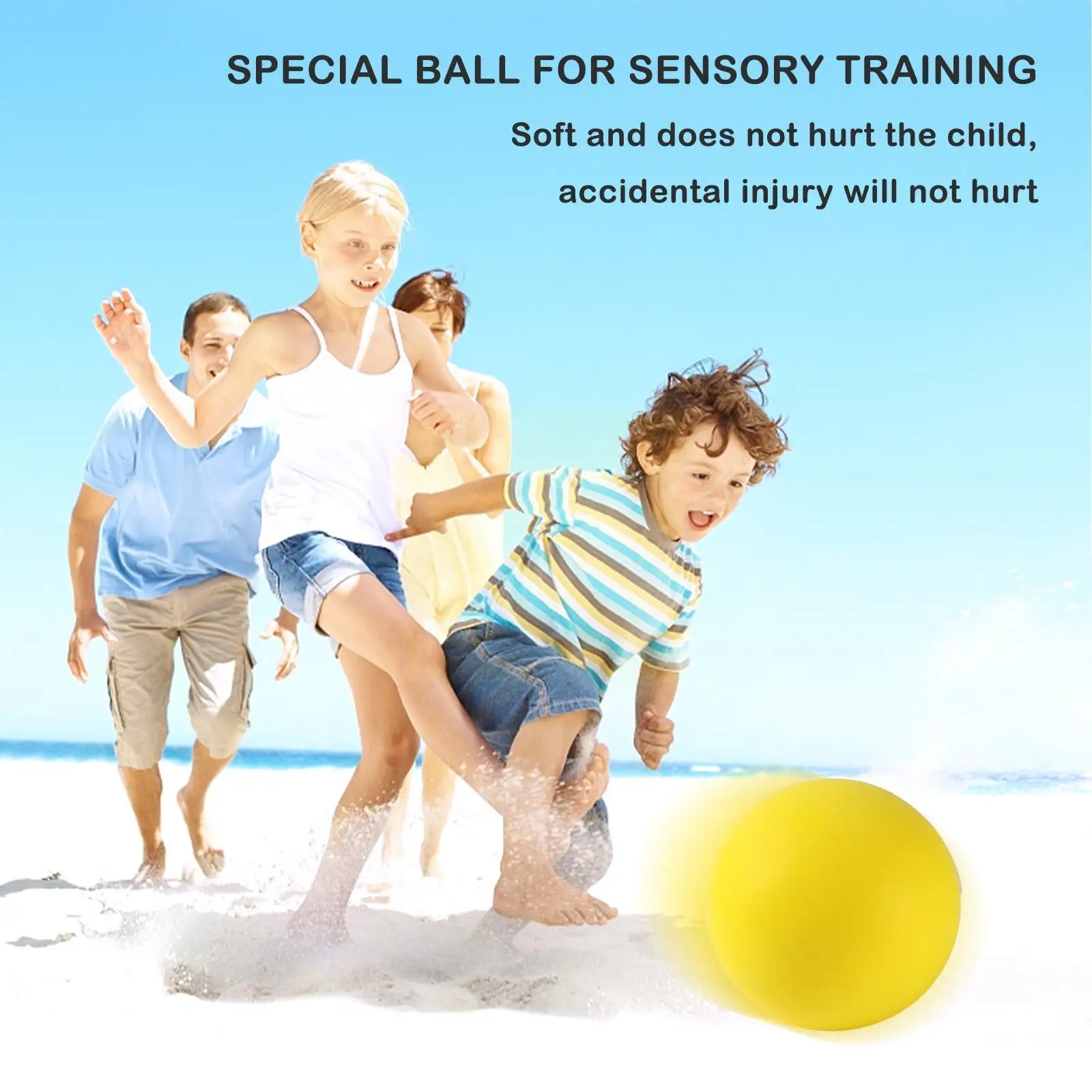 

Silent Elastic Ball Toys Indoor Training Basketball Toy Outdoor Ball Mute Sports Anti-press Toy High-density Ball Children K6n7