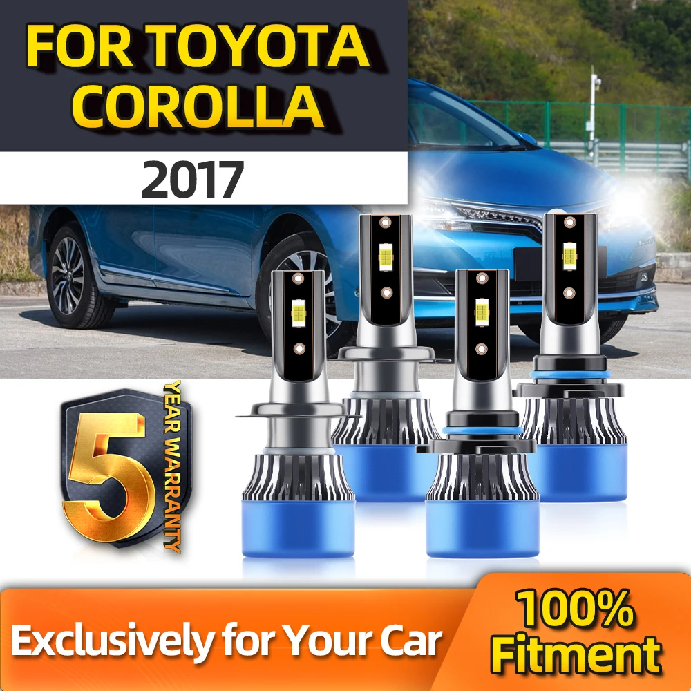 

2 шт., автомобильные лампы 6000 лм, 9012 к, 2017 лм