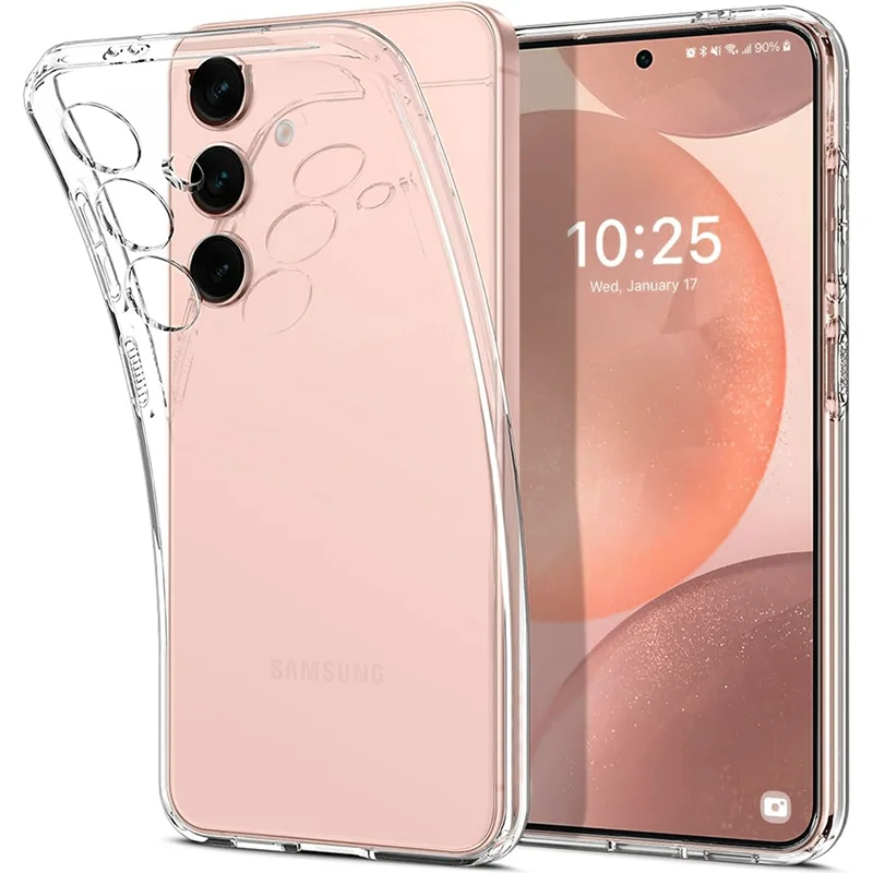 Ультратонкий силиконовый прозрачный чехол для Samsung Galaxy S24 Ultra Plus мягкий