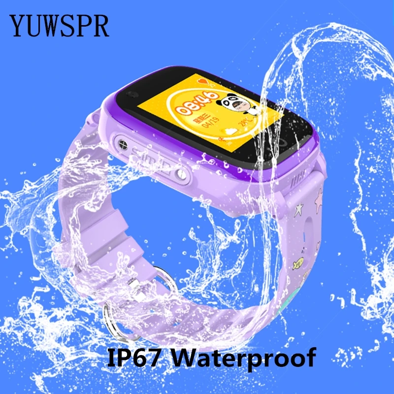 Смарт-часы детские GPS-трекер 4G IP67 водонепроницаемый GPS WIFI позиционирование