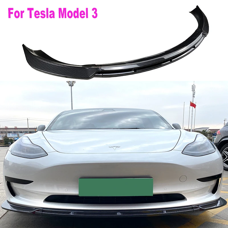 Подходит для Tesla Model 3 модель Maxton передний бампер окружающая передняя губа лопата