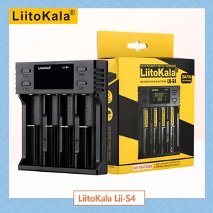 LiitoKala Lii-100 lii-202 lii-402 lii-S1 Lii-S2 lii-S4 1.2V 3.7V 3.2V 3.85V 18650 18350 26650 NiMH lithium battery smart charger