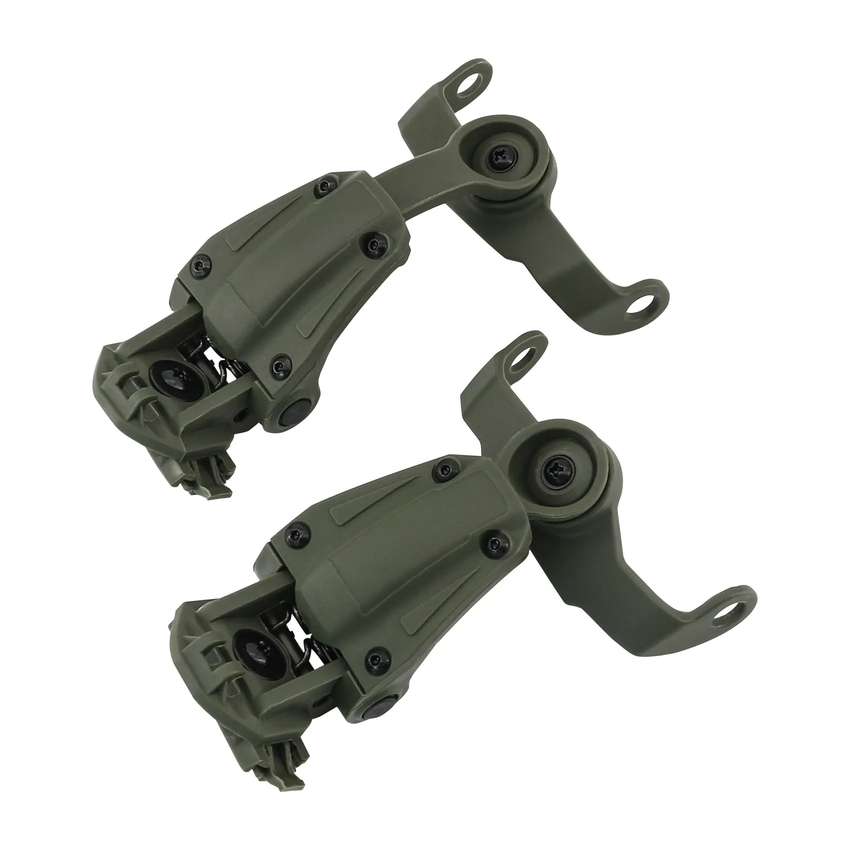 

Адаптер для крепления на направляющую Wendy для тактического шлема, совместимый с Howard Leight для защиты органов слуха Tactica Honeywell Impact Sport