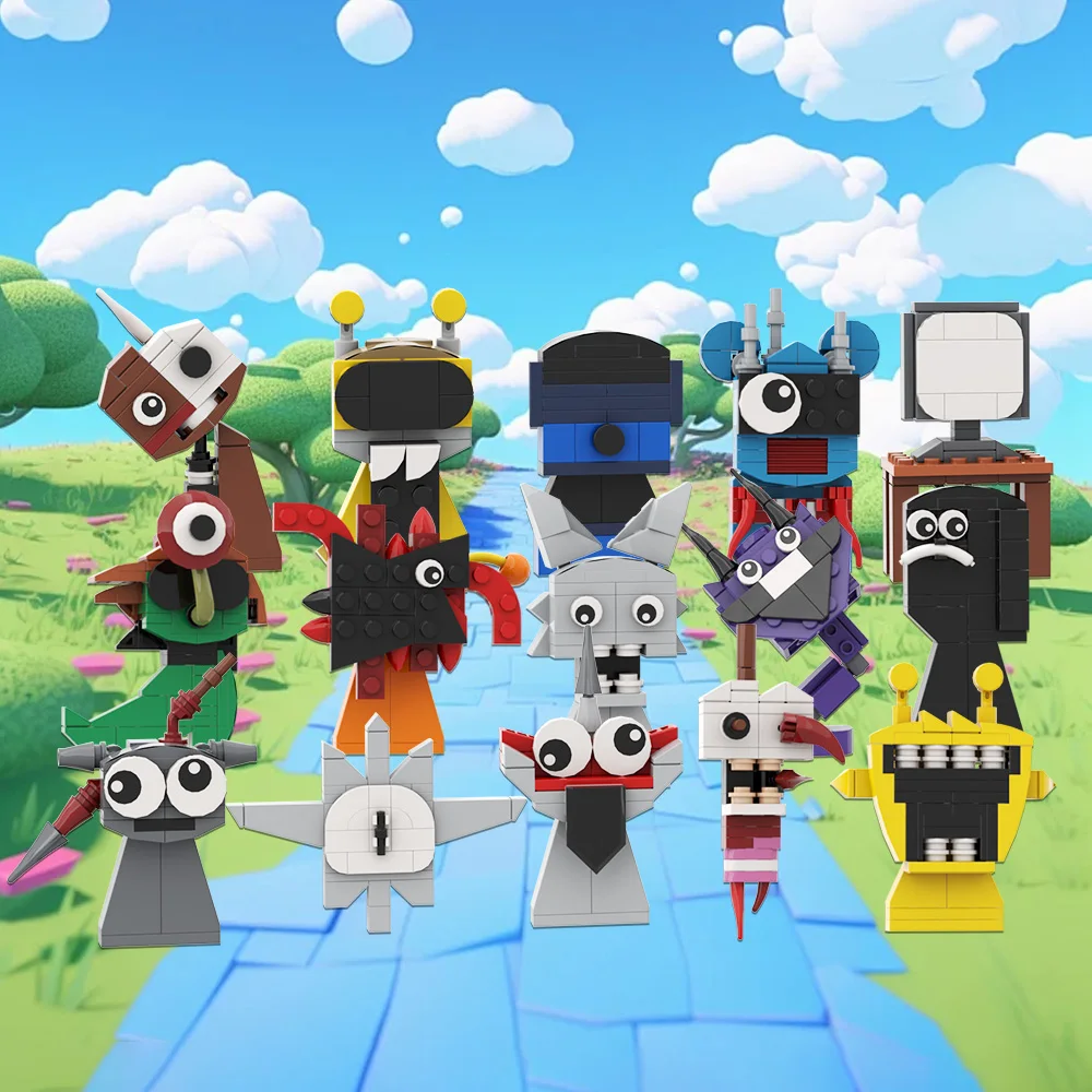 Новые Moc музыкальные игры Incredibox Sprunki строительные блоки наборы моделей милые