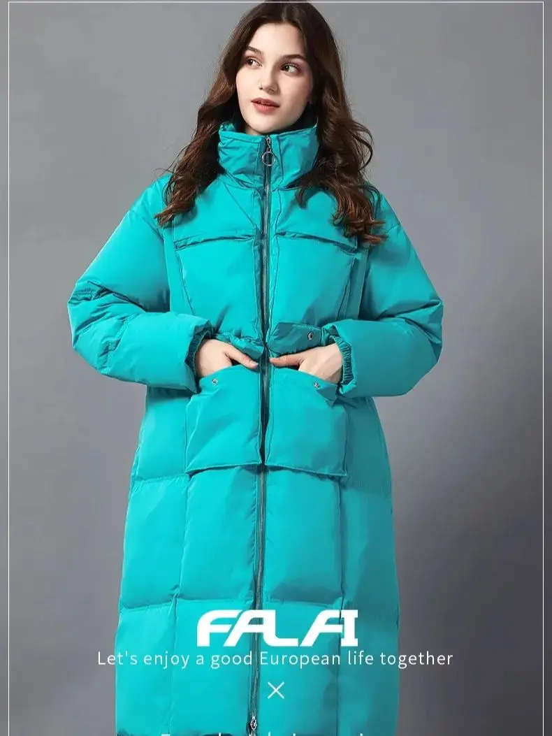 Fit -20 ℃ холодные зимние пальто супер толстые 90% белый утиный пуховая куртка
