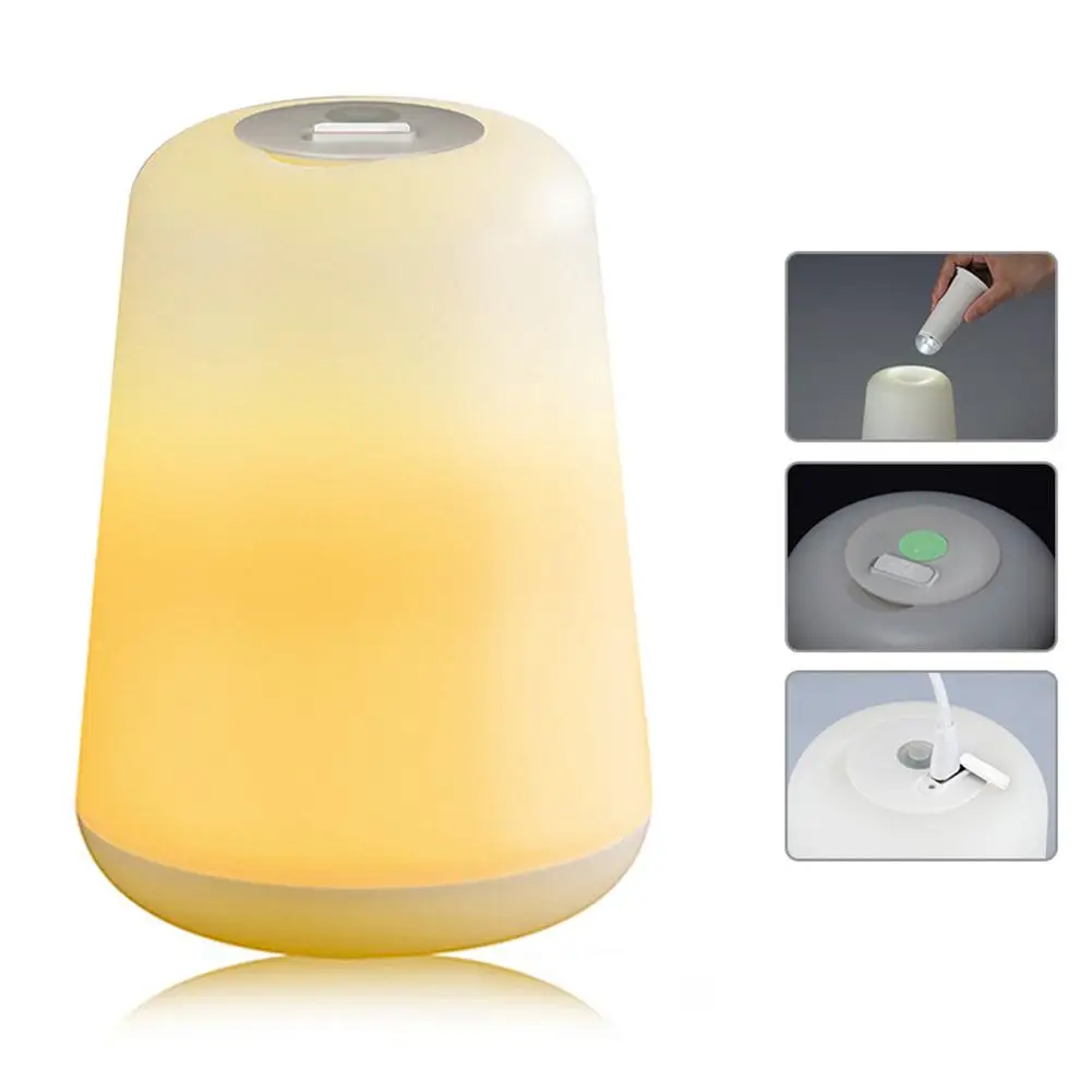 

New 1w Led Night Light With Flashlight Dimming USB Rechargeable Bedside Table Lamp For Nursing/Breastfeeding (110mm X 150mm)