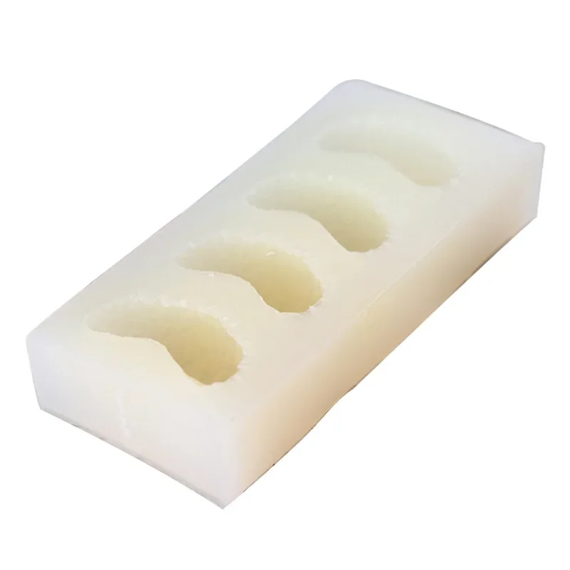 DIY форма для фруктового торта ароматерапевтических свечей 4 отверстия многоформа