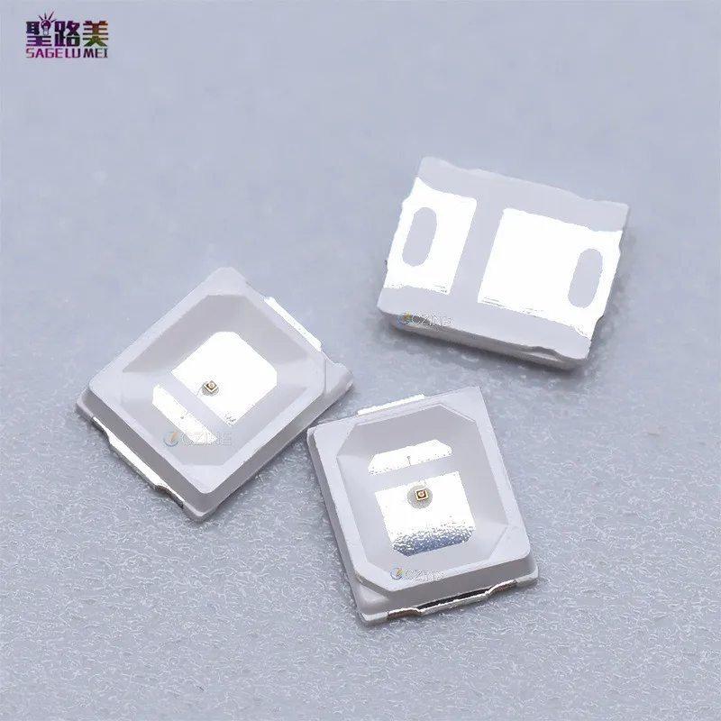 2022 1000pcs 2835 LED SMD 3V High Power Light 0.2w Chip Beads Emitting Diode Lamp Warm White/Yello/Red/Blue/Green/Pink/UV/Orange