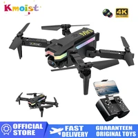 2022 new xt8 mini 4khd pixel drone wifi fpv air pressure fixed altitude led light rc quadcopter helicopter
