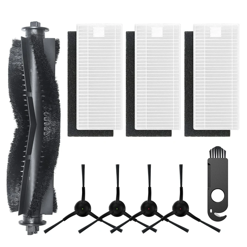 

9 Pcs Main Brush Side Brush HEPA Filter Replacement For Thamtu G11 Robot Vacuum Cleaner Cleaning Accessories