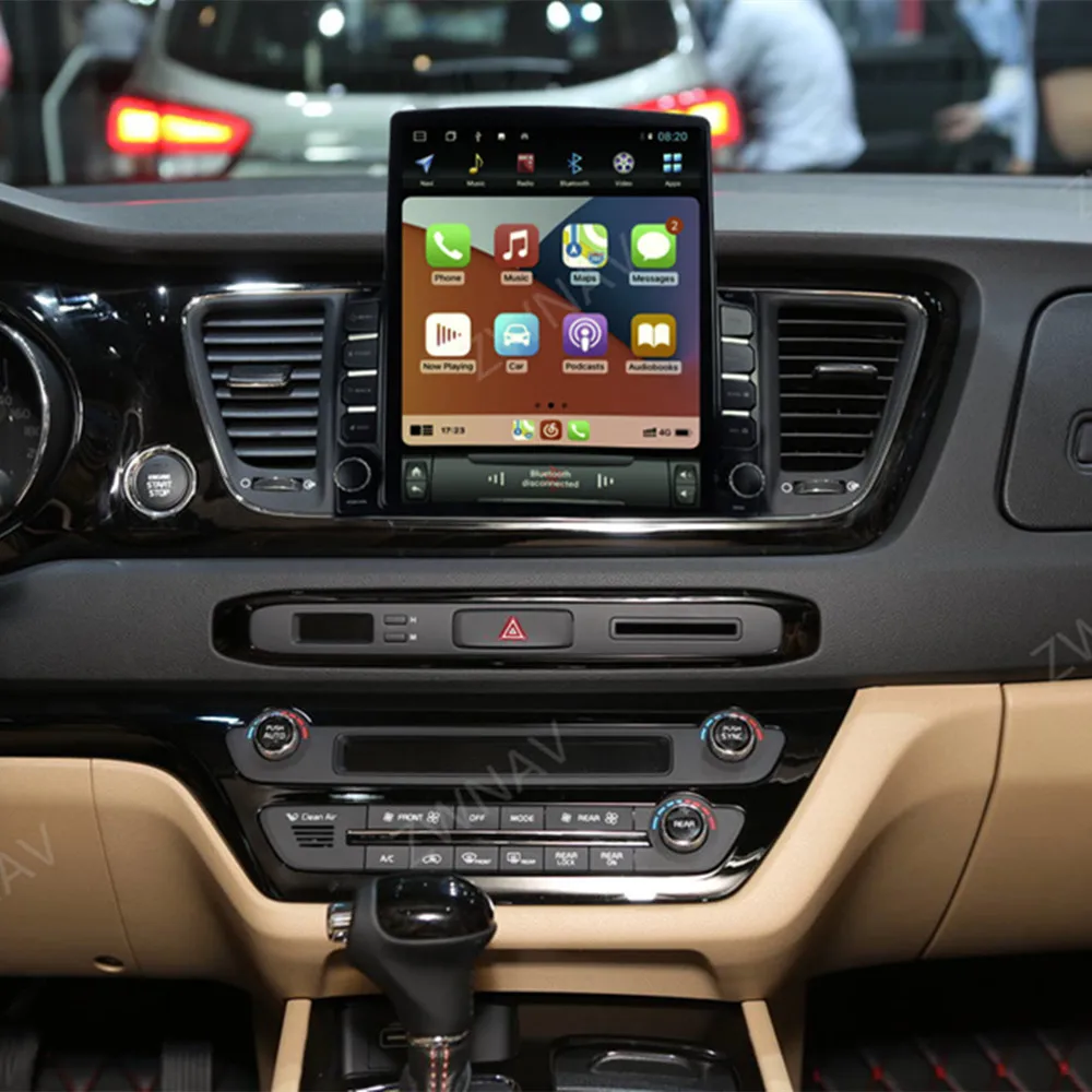 

Android 10 6+128G IPS Screen For Kia Carnival 2015-2019 Car Multimedia Radio Player GPS Navigation Receiver Headunit DSP Carplay
