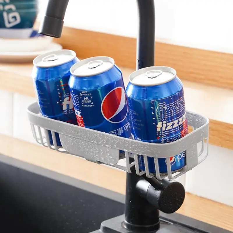 

2023 Sink Drainage Racks Shower Gel Storage Holder Hole Free Kitchen Faucet Sink Storage Basket Rotatable Wholesale Creative Hot