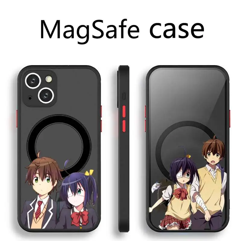 

chuunibyou demo koi ga shitai couple Phone Case Transparent Magsafe Magnetic Magnet For iPhone 13 12 11 Pro Max Mini