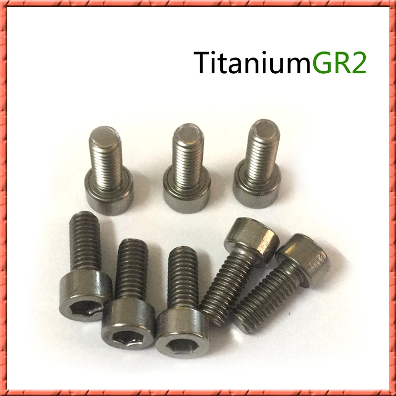 Титановый маленький винт m3 * 6 ~ 50 шестигранный гнездо цилиндрическая головка