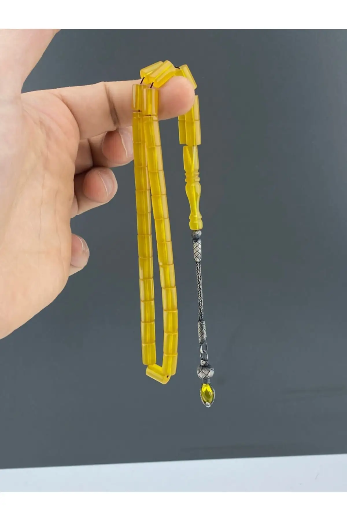 

Cutting Fire Amber 1000 Carat Silver Kazaz Tassel Plated Yellow Rosary Other Accessory