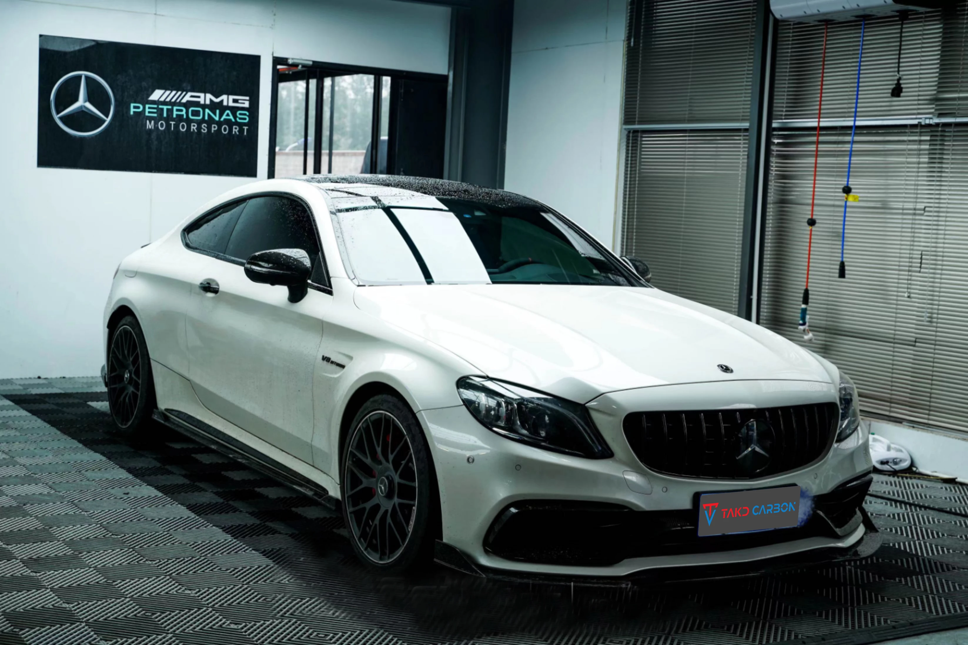 Карбоновый настоящий автомобильный разбор данных сухой передний бампер из