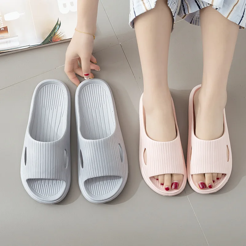 Bathroom Slipper Non Slip Shower Slides Sandals for Women Men Embossed Summer Pool Flip Flop Indoor Home 2022 Shoe
