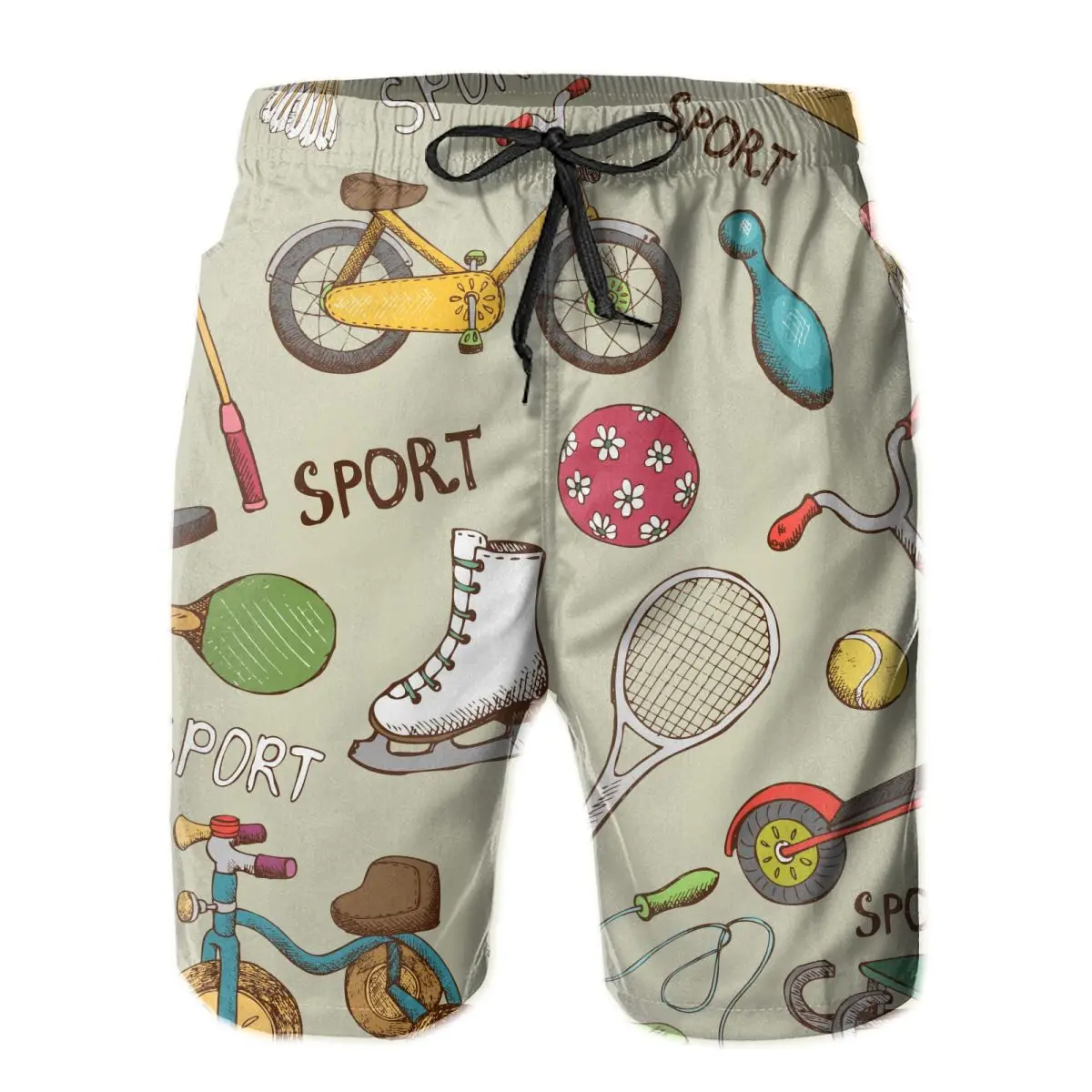 

Mens Swimming Shorts Swimwear Vintage Sports Element Men Trunks Swimsuit Man Beach Wear Short Pants Bermuda Boardshorts