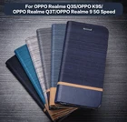 Чехол-бумажник из искусственной кожи для OPPO Realme Q3S Business чехол для телефона, чехол для OPPO K9S OPPO Realme Q3T, чехол-книжка с 9 звеньями, силиконовая задняя крышка