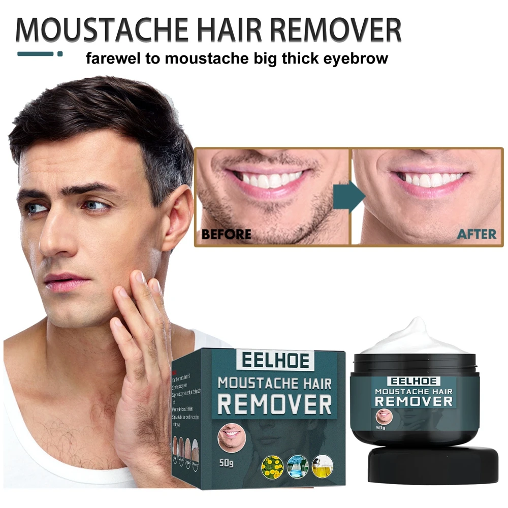 50g Men Moustache Hair Removal Cream Depilatory Body Armpit 