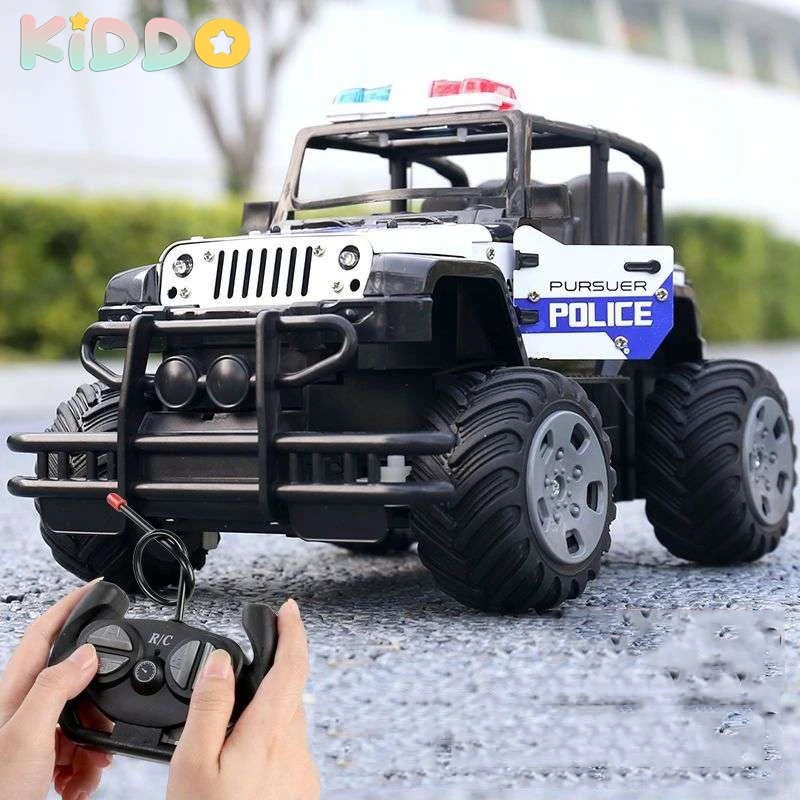 

Police RC Car Alloy 2.4G Off-Road Buggy Cars Trucks for adults Remote Control Wireless Electric Car Simulation with Light Toys
