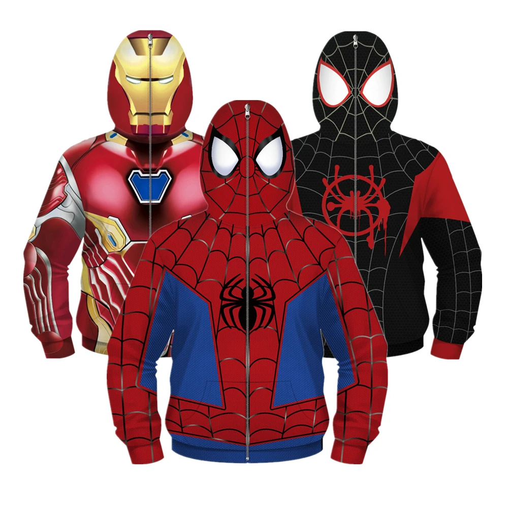 

Детская Спортивная толстовка с капюшоном, на Возраст 4-13 лет