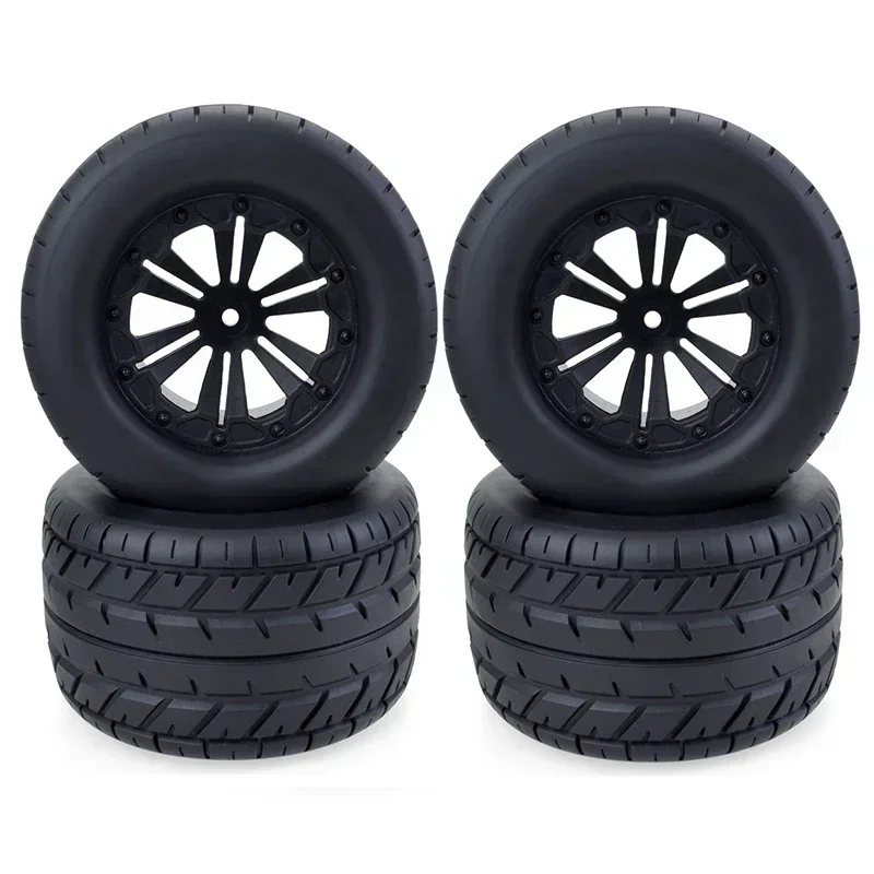 Фото 4 шт., 115 мм, колеса, ступица 12 мм, шестигранная для 1/10 RC Buggy Monster Truck Car HPI HSP Savage XS TM Flux ZD Racing LRP 10030 №3