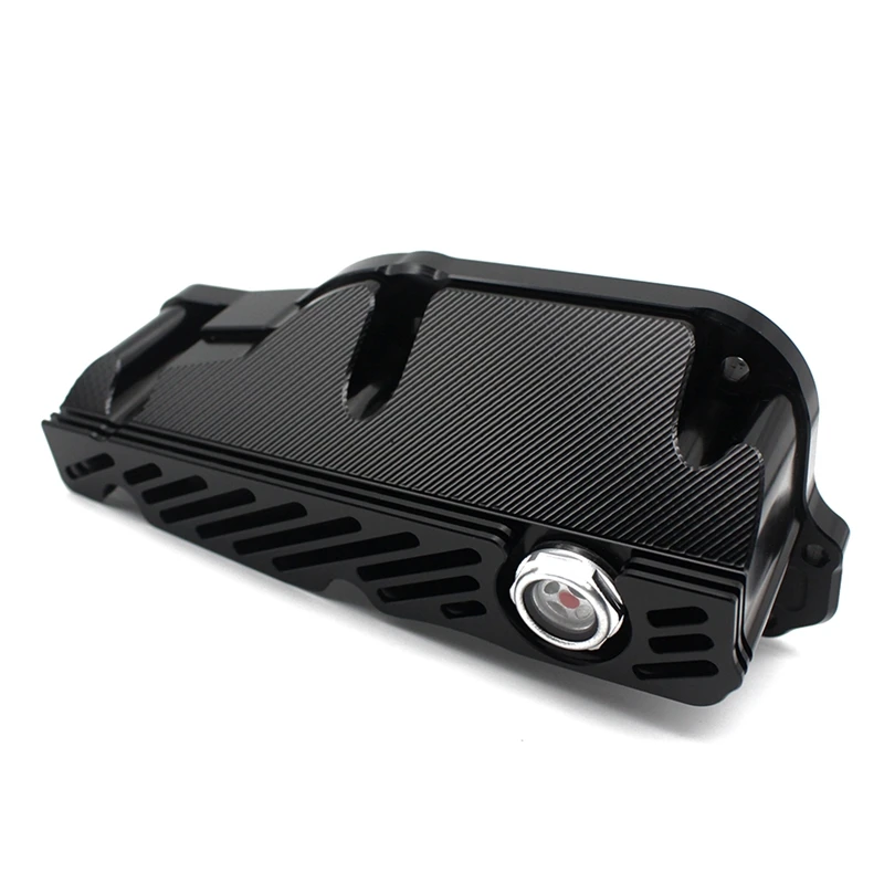 Прозрачное алюминиевое дно с видимыми маслами для VESPA GTS250 300 GTV HPE 2019-2022 черного