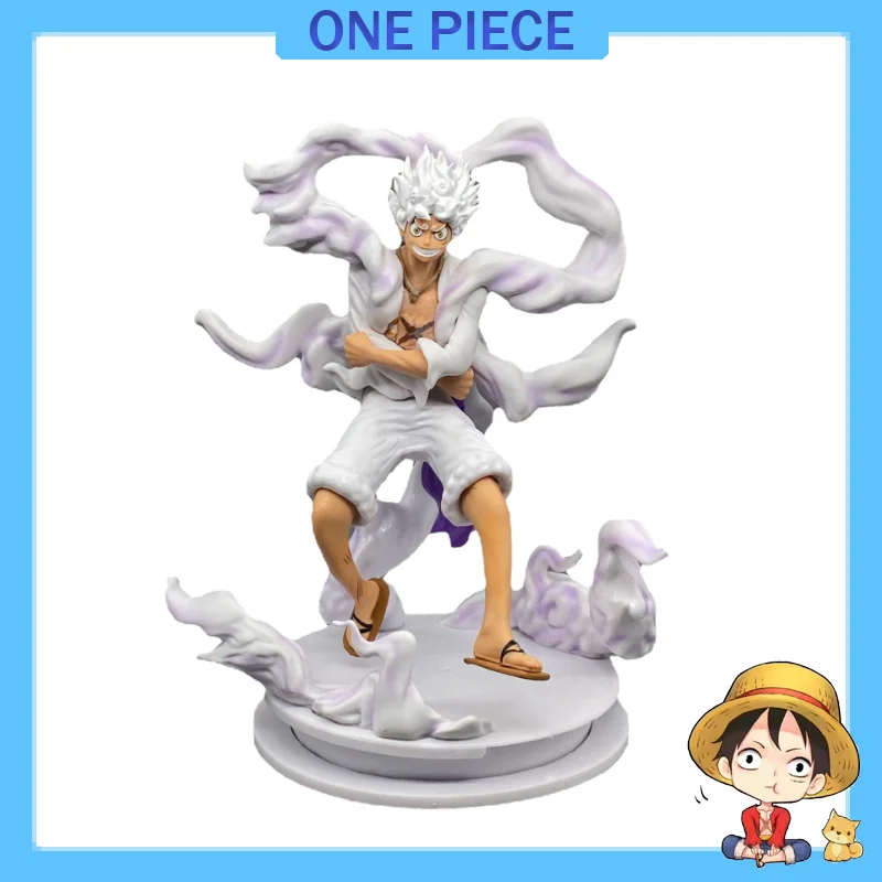 

Luffy Gear 5 фигурок аниме цельный бог солнца Луффи экшн-фигурки Ника ПВХ цельный фигурка Коллекционная модель куклы игрушки