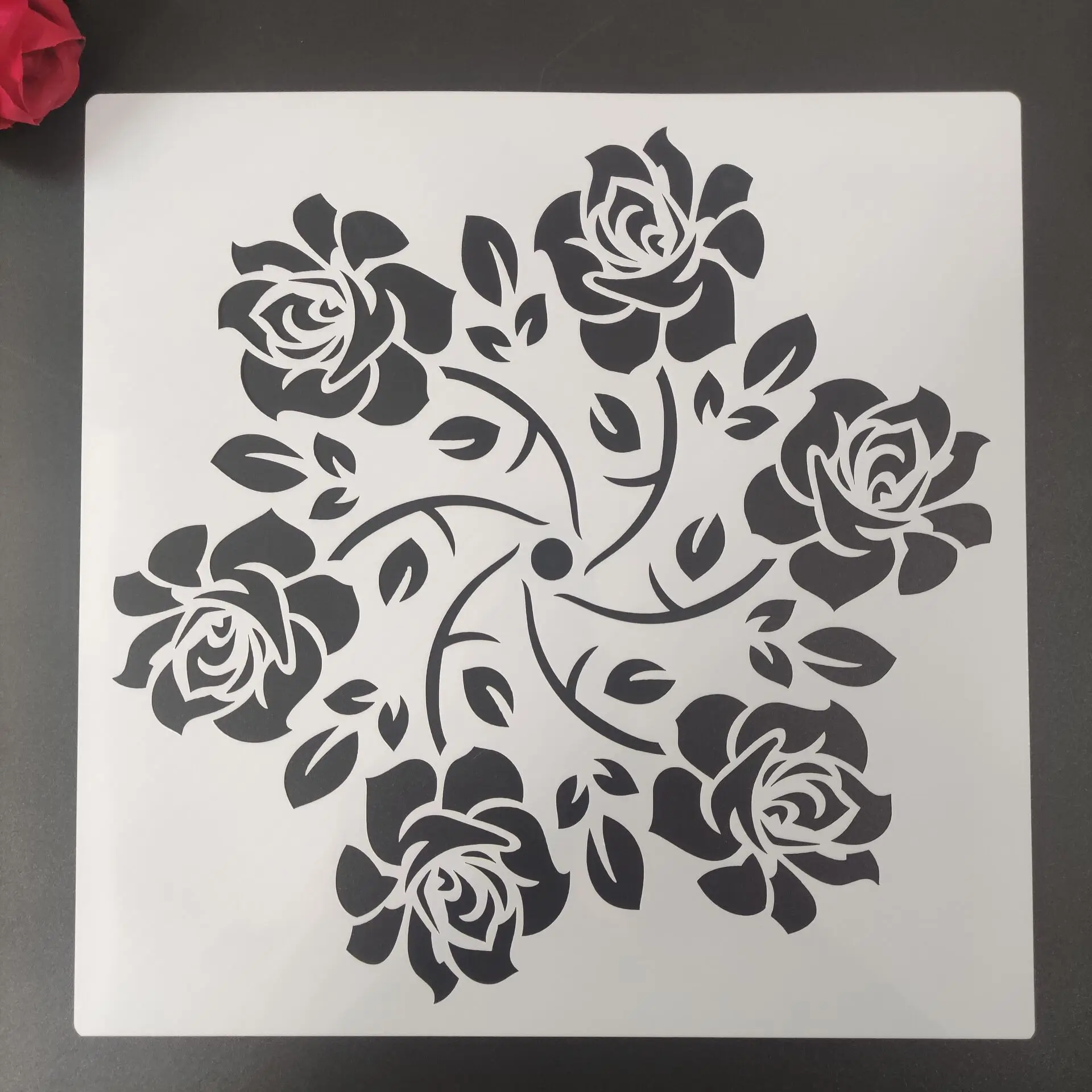 

30 *30cm Large Mandala Geometry DIY Wall Painting Layering Stencils Scrapbook Coloring Embossing Album Decorative Template N17