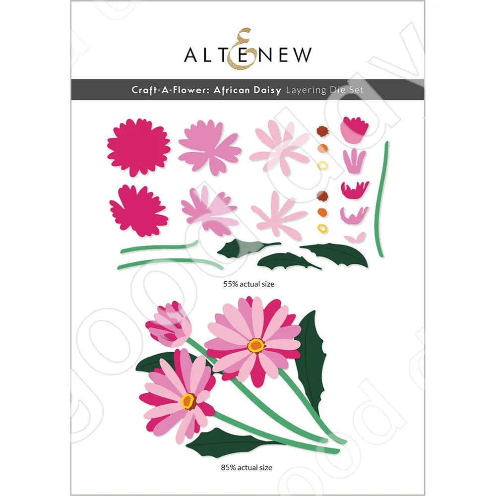 

Arrival 2022 Newest African Daisy Layering Die Set Dies Diy Scrapbooking Cut Die Paper Craft Coloring Decor Knife Mould