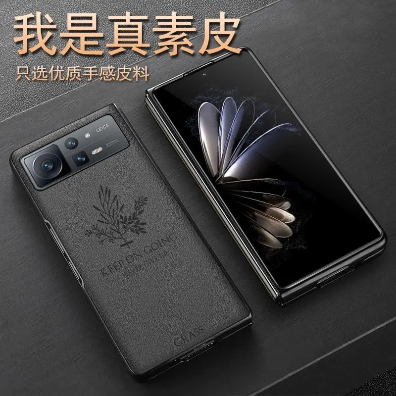 

For Mi Mix Fold 2 Case for Xiao-Mi Mix Fold2 5G Case Leather Material