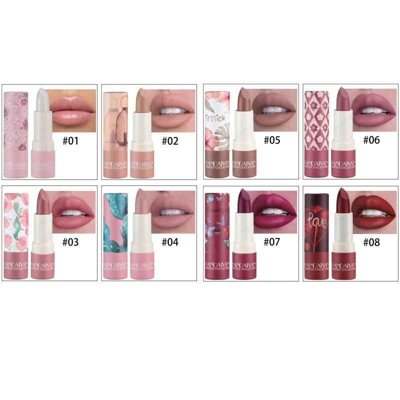 

Women Matte Lipstick High Pigmented Matte Velvet Lipstick Lips Makeup Cosmetics