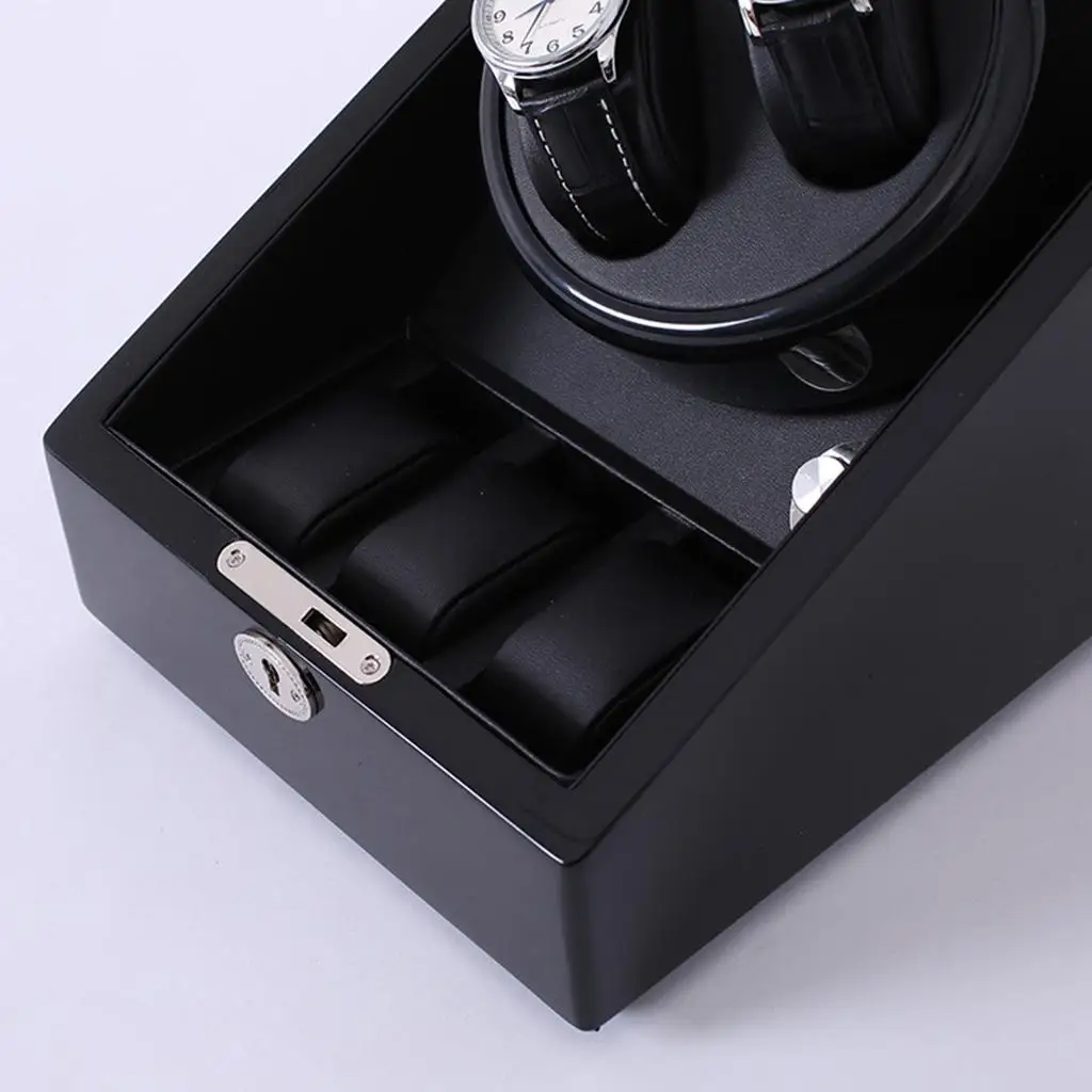 Automatic PU Leather Watch Winder Display Box with Advanced Control And Reliable Japanese Quiet Motor