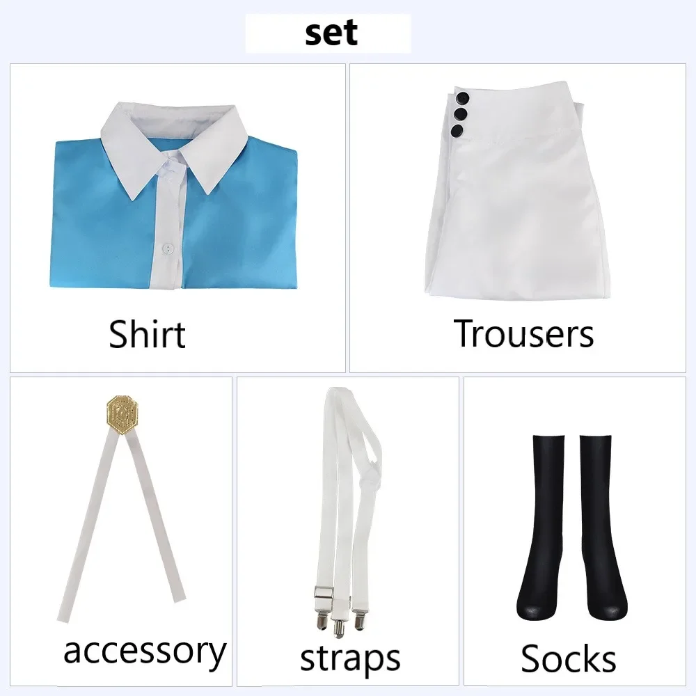 Аниме Kemono Jihen Akira Косплей Костюм Рубашка Рюкзак Брюки Monster Incident Униформа костюм на