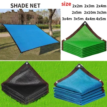 Outdoor HDPE UV Protection Shade Mesh 12 Needle 90% Shade Rate Car Pergola Garage Solar Shade Mesh Blue Green Black