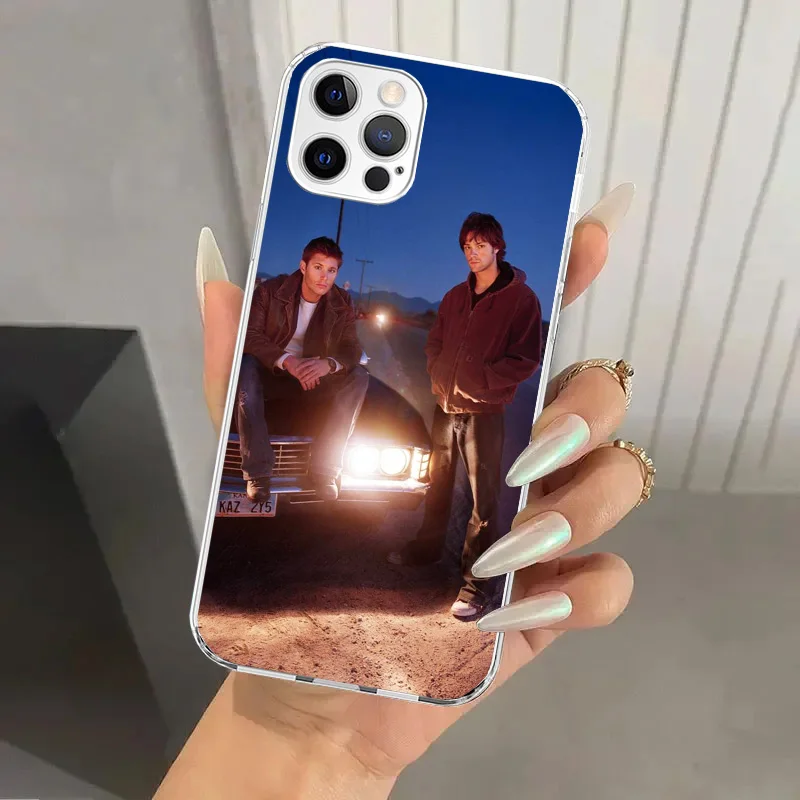 Фото Чехол для телефона Babaite Supernatural SPN Dean And Sam для iPhone 17 Air 16 15 Plus 14 13 12 11 Pro Max 17E 16E 7 8 SE 2020, мягкий чехол-футляр №4
