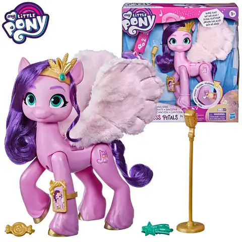 Мой маленький пони новое поколение Поющая звезда из фильма принцесса пипп лепестки Розовый пони, который поет и играет музыкальную игрушку ...