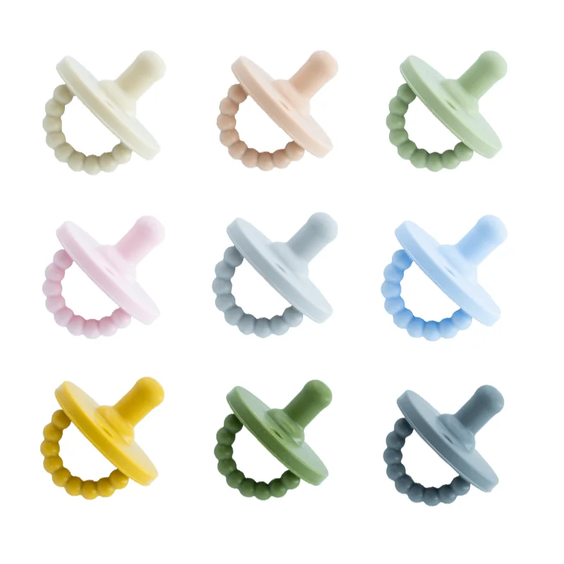 

1PCS Baby Silicone Pacifier Food Grade Care Product Soft Baby Nipple Soother Pacifier Nursing Accessories