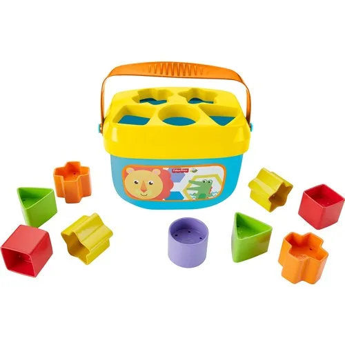 Цветные блоки Fisher Price ковш и 10 блоков игровая площадка FFC84|Сортеры| |
