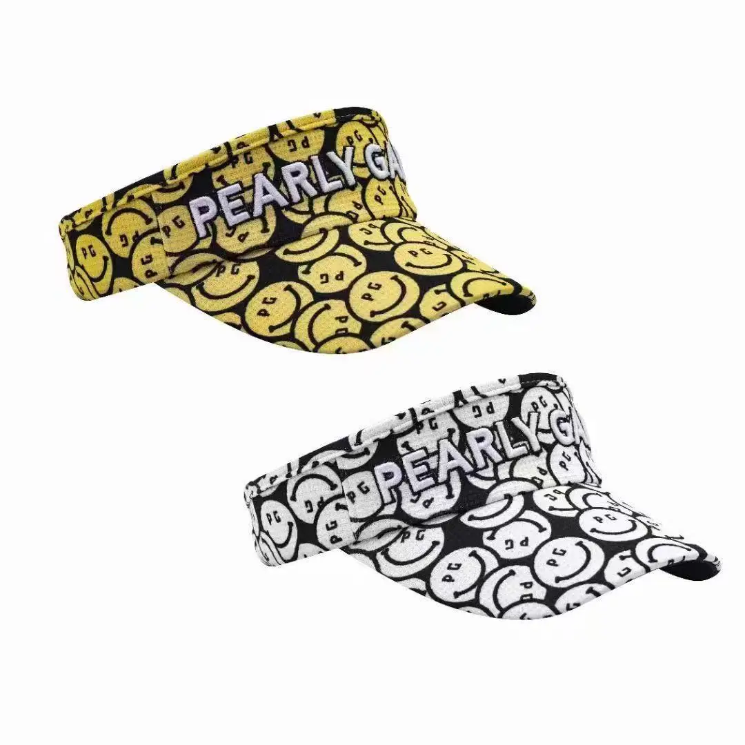 New Style PG Smiley Face Golf Hat Men and Women Golf Hats Leisure Sports Sunshade Sun Hat