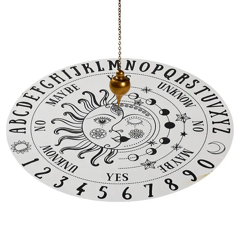 

Wooden Pendulum Board Wiccan Altar Witchcraft Supplies Board For Witchcraft Wiccan Altar Supplies Altar Tile Reiki Energy