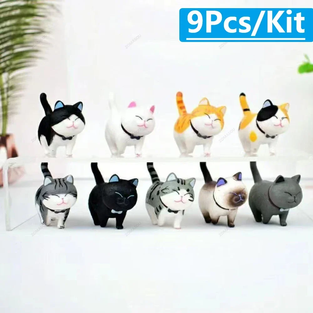 

Миниатюрные фигурки котов из ПВХ