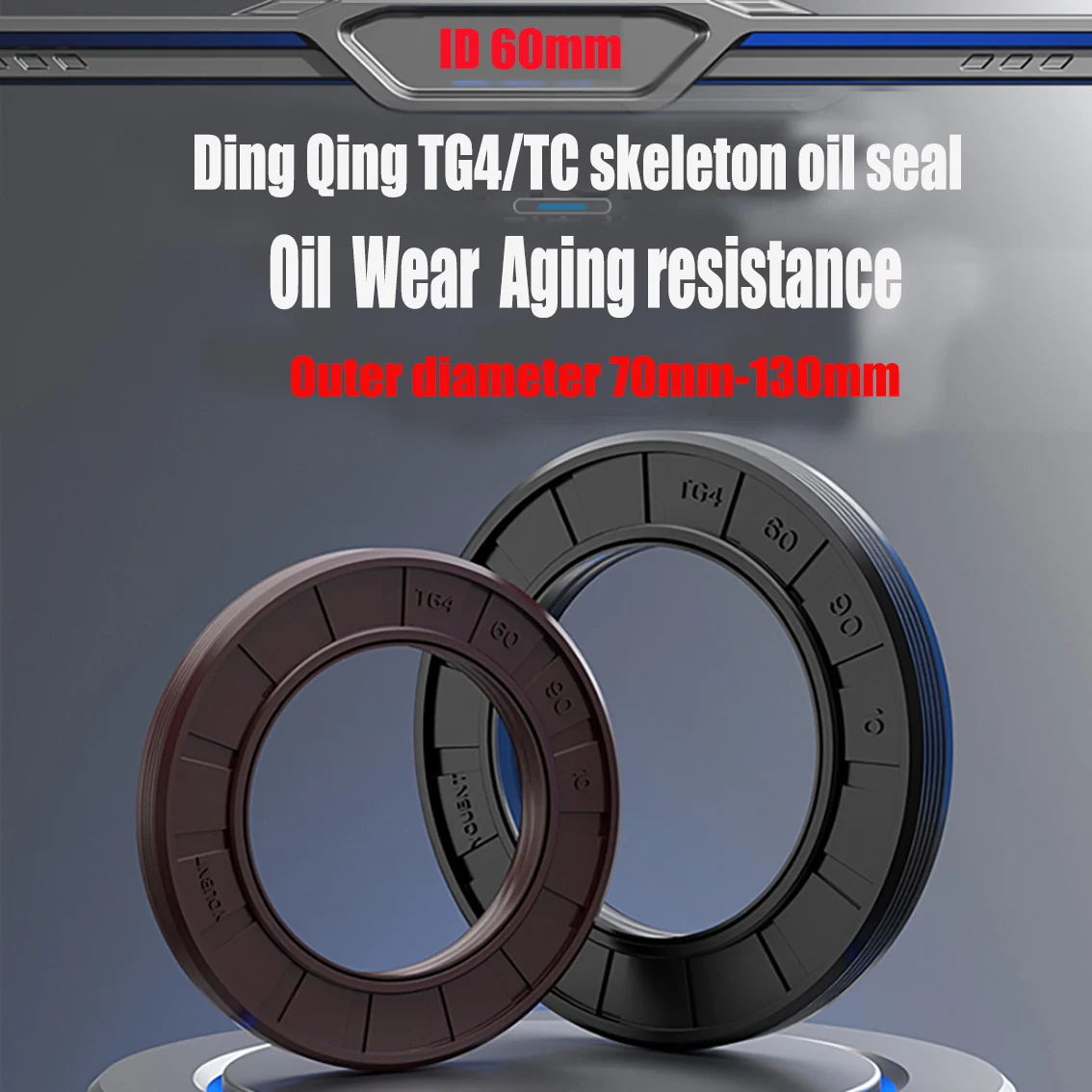 

2 шт. черные каркасные сальники NBR TC-60*70/72/74/75/76/78/80/82/85/90/95/100/105*7/8/10/12/13 мм