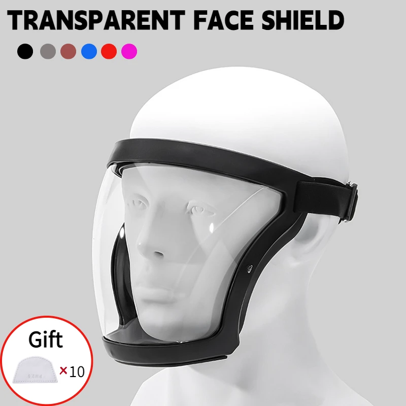 

Защитная Полнолицевая маска для защиты от брызг на кухне противовирусная ветрозащитная многоразовая маска для лица с фильтрами поставка д...